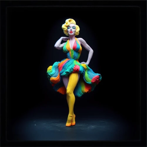 creepy clown,scary clown,clown,triggerfish-clown,bjork,rodeo clown,horror clown,stylized macaron,harlequin,ballerina,cirque du soleil,rockabella,3d figure,dancer,neo-burlesque,cirque,marylyn monroe - female,samba deluxe,neon body painting,artistic roller skating