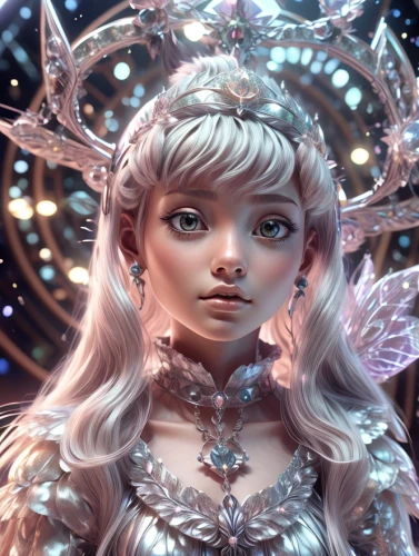 the snow queen,fairy queen,ice queen,faery,faerie,fantasy portrait,ice princess,3d fantasy,christmas angel,crystalline,rosa ' the fairy,baroque angel,rosa 'the fairy,violet head elf,little girl fairy,suit of the snow maiden,fairy,elven,elf,angelica