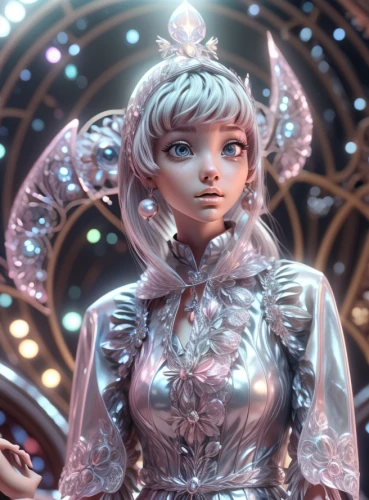 the snow queen,cinderella,valerian,ice queen,suit of the snow maiden,andromeda,elsa,3d fantasy,fantasy portrait,ice princess,fantasia,cg artwork,white rose snow queen,eglantine,crystalline,celestial chrysanthemum,ice crystal,fairy tale character,ice planet,fairy galaxy