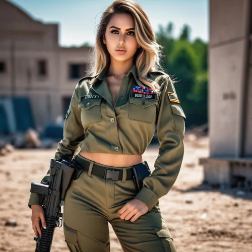 military,ammo,girl with gun,strong military,armed forces,ballistic vest,kalashnikov,russian,woman holding gun,girl with a gun,iranian,gi,romanian,lada,fighter pilot,military person,khaki,woman fire fighter,marine corps,jordanian,Photography,General,Realistic