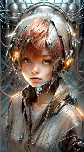 transistor,sci fiction illustration,cybernetics,cyborg,humanoid,rosa ' amber cover,cyberspace,apiarium,echo,game illustration,cyber,scifi,clockmaker,horoscope libra,book cover,zodiac sign libra,circuitry,gemini,fantasy portrait,zodiac sign gemini