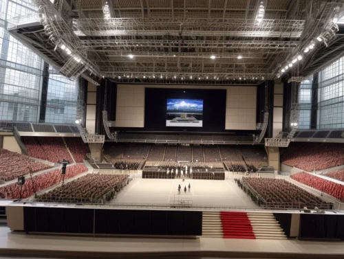 concert venue,indoor american football,arena football,on top of the field house,stadium falcon,event venue,field house,empty hall,concert stage,spectator seats,indoor games and sports,immenhausen,concert hall,football stadium,theater stage,conference hall,texas tech,adler arena,soccer-specific stadium,arena