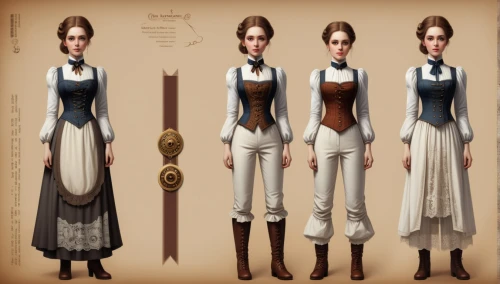 victorian fashion,women's clothing,victorian style,nurse uniform,women clothes,victorian lady,ladies clothes,the victorian era,lady medic,suffragette,female nurse,protected cruiser,costume design,steampunk,folk costume,female doctor,packard patrician,vesper,mountain vesper,overskirt,Unique,Design,Character Design