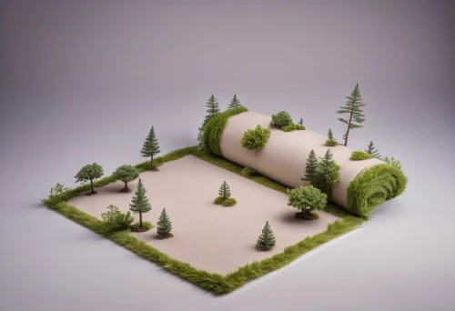 trees with stitching,coniferous forest,landscape plan,miniature house,temperate coniferous forest,mushroom landscape,terrain,eco-construction,environmental art,forest landscape,tiny world,house in the forest,3d mockup,vegetables landscape,wooden mockup,isometric,forests,green landscape,green forest,meadow and forest,Photography,General,Realistic