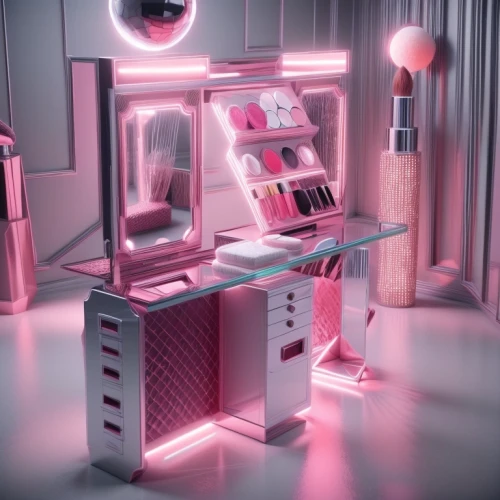 cosmetics counter,cosmetics,jukebox,retro diner,soda machine,beauty room,women's cosmetics,cosmetic,aesthetic,beauty salon,cinema 4d,coin drop machine,arcade game,oil cosmetic,cash register,cyber,3d render,cyclocomputer,cyberspace,capsule-diet pill
