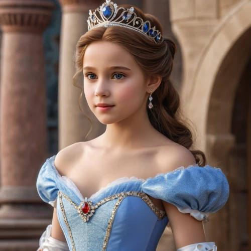 princess sofia,cinderella,princess anna,princess,princess crown,princess' earring,a princess,tiara,fairy tale character,elsa,disney character,little princess,heart with crown,ball gown,quinceanera dresses,female doll,the snow queen,fairy queen,doll's facial features,bodice,Photography,General,Realistic