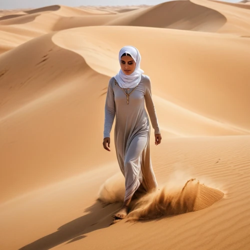 libyan desert,sahara,sahara desert,girl on the dune,dubai desert,hijaber,admer dune,merzouga,middle eastern monk,muslim woman,desertification,capture desert,arabia,bedouin,desert safari dubai,arabian,sand road,dune,desert,rem in arabian nights,Photography,General,Realistic