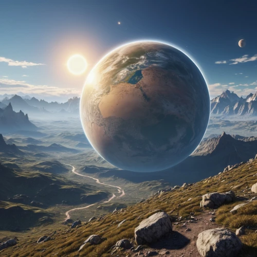 terraforming,desert planet,earth in focus,exoplanet,alien planet,planet,alien world,gas planet,earth rise,planet earth,inner planets,the earth,planetary system,planet eart,planet mars,plains,earth,planets,futuristic landscape,planet alien sky,Photography,General,Realistic