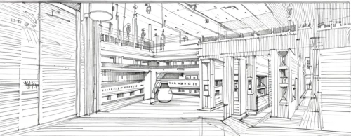 pantry,multistoreyed,wireframe graphics,wireframe,shelving,shelves,archidaily,grocer,grocery store,apothecary,kirrarchitecture,storage,grocery,wooden construction,store,japanese architecture,pharmacy,convenience store,wooden sauna,wood structure,Design Sketch,Design Sketch,Hand-drawn Line Art