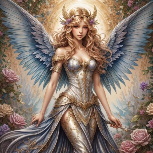 archangel,angel,baroque angel,vintage angel,angel girl,fairy queen,faery,angel wings,guardian angel,faerie,the archangel,the angel with the veronica veil,love angel,rosa 'the fairy,angelic,angel wing,angels,angelology,fantasy woman,flower fairy