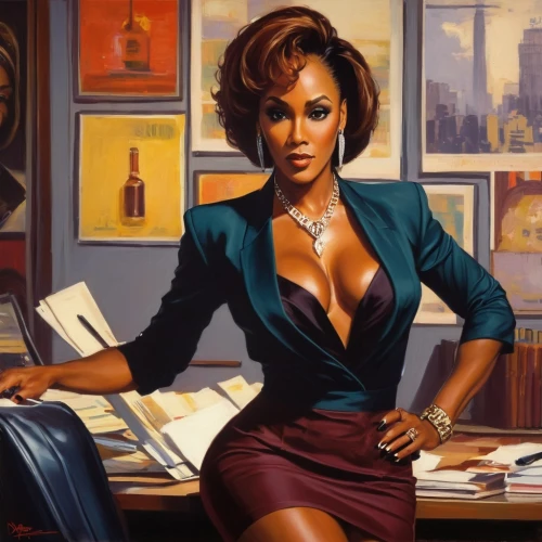 businesswoman,business woman,business women,secretary,businesswomen,business girl,black women,african american woman,black woman,black businessman,executive,barmaid,bartender,receptionist,bussiness woman,black professional,businessperson,ester williams-hollywood,boardroom,femme fatale,Conceptual Art,Fantasy,Fantasy 15