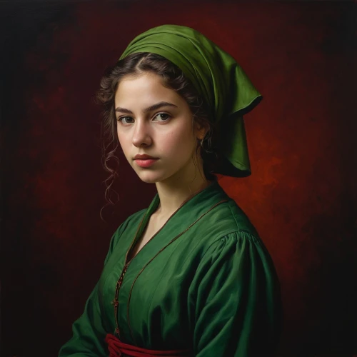 girl with cloth,girl in cloth,portrait of a girl,young woman,girl portrait,portrait of a woman,woman portrait,girl with bread-and-butter,vintage female portrait,romantic portrait,girl in a historic way,mystical portrait of a girl,young lady,oil painting,artist portrait,italian painter,girl with a pearl earring,child portrait,girl wearing hat,girl with tree,Photography,Documentary Photography,Documentary Photography 13