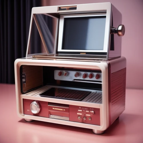 retro television,barebone computer,microwave oven,personal computer,desktop computer,analog television,cinema 4d,retro technology,toaster oven,computer case,3d render,record player,tube radio,retro turntable,retro items,computer icon,retro styled,microwave,handheld television,oven