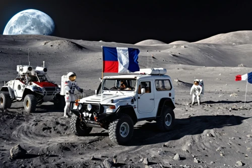 moon rover,moon car,moon vehicle,moon landing,moon valley,chilean flag,mission to mars,flag of chile,moon base alpha-1,valley of the moon,dakar rally,vive la france,nasa,lunar landscape,mars rover,expedition camping vehicle,astronauts,tranquility base,south pole,astronautics,Photography,General,Realistic