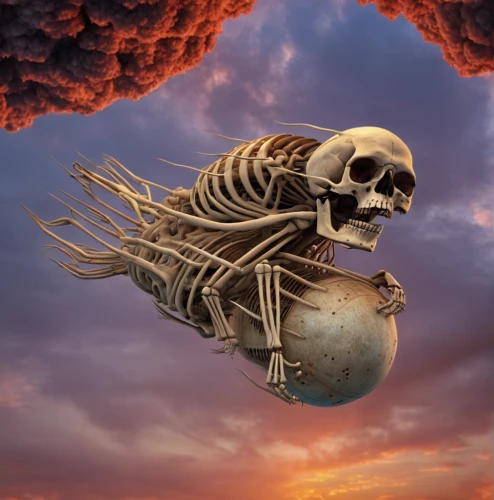 vintage skeleton,life after death,skeletal,afterlife,apocalypse,human skeleton,day of the dead skeleton,skeleton,photo manipulation,skull racing,fallen from the sky,burning man,metastases,skull allover,dance of death,dead earth,hot air,apocalyptic,vanitas,skull bones,Photography,General,Realistic