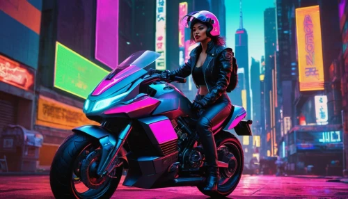 cyberpunk,neon,neon arrows,electric scooter,neon lights,motorbike,neon light,pink vector,biker,motorcycle,e-scooter,neon candies,honda z,80's design,futuristic,neon sign,motorcycles,neon colors,vapor,scooter,Conceptual Art,Sci-Fi,Sci-Fi 26