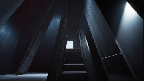 stairwell,penumbra,a dark room,elevators,staircase,stair,stairs,steel stairs,stairway,hallway,attic,descend,outside staircase,creepy doorway,dark cabinetry,descent,ascending,elevator,hallway space,vertigo,Photography,General,Realistic