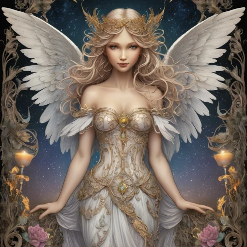 baroque angel,angel,archangel,vintage angel,faerie,faery,the angel with the veronica veil,guardian angel,angelic,angel wings,fairy queen,angel girl,the archangel,fallen angel,christmas angel,winged heart,stone angel,angels,angel wing,uriel,Illustration,Realistic Fantasy,Realistic Fantasy 02