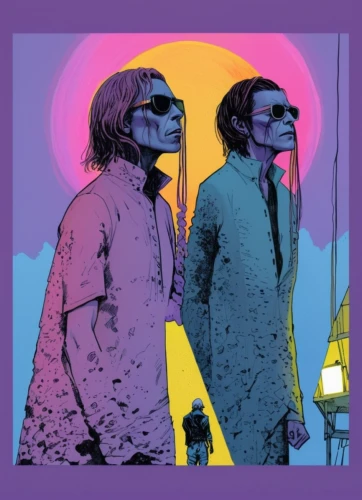ipê-purple,album cover,couple silhouette,cd cover,modern pop art,ultraviolet,uv,neon ghosts,popart,refused,spotify icon,cool pop art,pop art people,shishamo,pop art style,sea-lavender,temples,ski glasses,png transparent,hym duo,Photography,General,Realistic