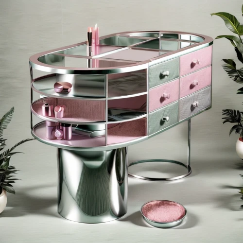 dressing table,cake stand,washbasin,dish rack,toilet table,commode,verrine,danish furniture,folding table,set table,plumbing fixture,tureen,plate shelf,metal cabinet,bathroom cabinet,kitchen cart,chiffonier,sideboard,end table,kitchenware