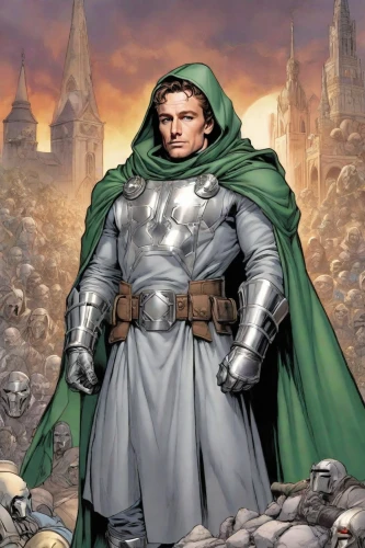 doctor doom,patrol,prejmer,heroic fantasy,htt pléthore,imperial coat,king arthur,cleanup,the abbot of olib,dwarf sundheim,castleguard,hooded man,benedict herb,crusader,wall,bordafjordur,cullen skink,templar,moulder,the wanderer,Digital Art,Comic