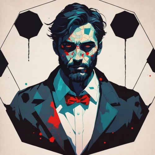 two face,vector illustration,tony stark,suit of spades,vector art,game illustration,gentleman icons,vector graphic,rorschach,steam icon,gambler,digital illustration,bow-tie,magician,bowtie,wick,adobe illustrator,game art,anton chekhov,ironweed,Illustration,Paper based,Paper Based 19