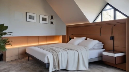 guest room,modern room,guestroom,loft,canopy bed,bedroom,danish room,sleeping room,boutique hotel,four-poster,bed frame,wooden beams,contemporary decor,great room,japanese-style room,casa fuster hotel,attic,modern decor,airbnb icon,wade rooms