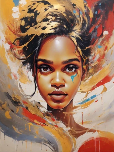 oil painting on canvas,graffiti art,art painting,painting technique,oil on canvas,streetart,graffiti,boho art,oil painting,mystical portrait of a girl,street artist,meticulous painting,wall art,artist,gold leaf,by chaitanya k,gold paint stroke,gold paint strokes,street art,girl portrait