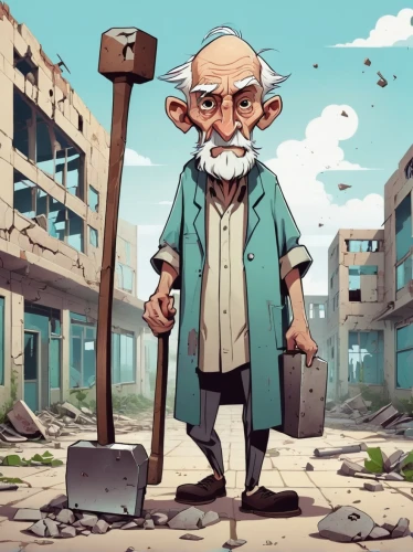 elderly man,pensioner,old age,elderly person,old man,care for the elderly,senior citizen,grandpa,janitor,old person,older person,old human,grandfather,elderly people,waste collector,elderly,game illustration,theoretician physician,retirement home,scrap collector,Illustration,Abstract Fantasy,Abstract Fantasy 10