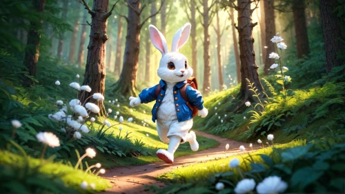 hare trail,peter rabbit,white rabbit,forest walk,gray hare,hare field,jack rabbit,wood rabbit,alice in wonderland,in the forest,forest background,forest path,wild rabbit in clover field,rabbits and hares,hare,wonderland,european rabbit,magical adventure,stroll,forest animal