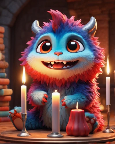candle wick,cute cartoon character,a candle,candlemaker,stitch,candle,cuthulu,scandia gnome,knuffig,burning candle,valentine candle,imp,cj7,szymbark,miguel of coco,anthropomorphized animals,ori-pei,birthday candle,mozilla,flameless candle,Unique,3D,3D Character
