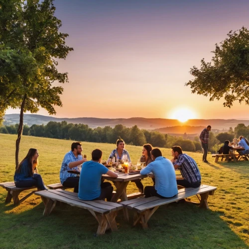 outdoor table,picnic table,outdoor dining,southern wine route,family picnic,round table,long table,picnic,outdoor table and chairs,beer table sets,essen nahrung,allgäu kässspatzen,münsterland,rhineland palatinate,mecklenburg,catering service bern,saxony-anhalt,thuringian sausage,limburg,waldbühne,Photography,General,Realistic