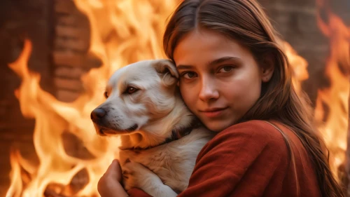 girl with dog,fire background,dog photography,woman fire fighter,dog-photography,my dog and i,companion dog,indian dog,female dog,mudhol hound,bakharwal dog,human and animal,triggers for forest fire,labrador retriever,burning house,romantic portrait,rescue dog,chesapeake bay retriever,hot love,fire free,Photography,General,Natural