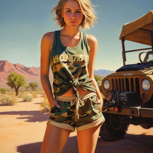 camo,wrangler,humvee,military camouflage,military jeep,girl with gun,us army,jeep,american tank,countrygirl,world digital painting,willys jeep,safari,uaz patriot,arizona,girl with a gun,jeep wrangler,military,army tank,girl and car,Conceptual Art,Daily,Daily 12