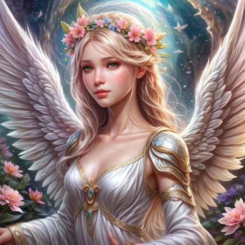 angel,vintage angel,baroque angel,angelic,angel girl,flower fairy,archangel,faerie,faery,angel wings,guardian angel,winged heart,angel face,fairy queen,angel wing,love angel,the angel with the veronica veil,fantasy portrait,angels,fantasy art