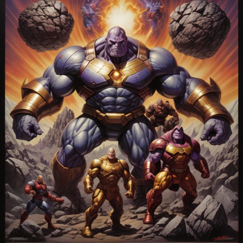 thanos infinity war,thanos,fantastic four,gauntlet,assemble,marvel comics,avengers,alliance,greyskull,a3 poster,the avengers,marvel,xmen,he-man,heroic fantasy,infinity,marvels,wall,x-men,balanced pebbles