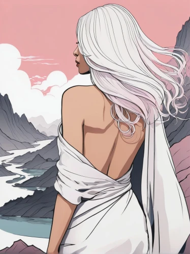 mermaid background,aphrodite,bridal veil,aphrodite's rock,beach background,white cliffs,sea breeze,girl on the dune,backgrounds,cliffs,rose quartz,the wind from the sea,bridal veil fall,seaside,sea-shore,mountain and sea,watercolor background,white sand,cliffs ocean,honeymoon,Illustration,Vector,Vector 03