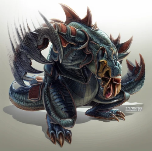 painted dragon,cynorhodon,wyrm,kobold,dragon li,skylander giants,chinese dragon,dragon design,saurian,gorgonops,black dragon,paysandisia archon,cuthulu,dragon,dinokonda,basilisk,draconic,chinese water dragon,armored animal,triceratops