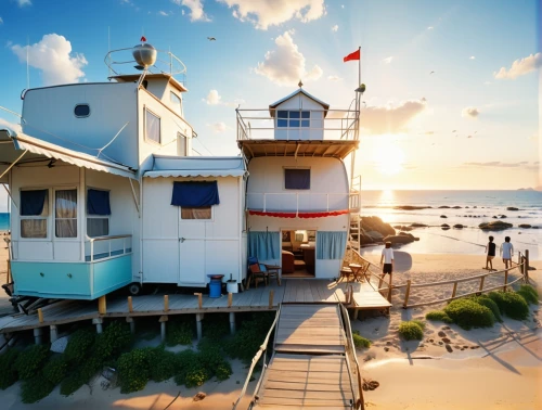 lifeguard tower,electric lighthouse,thimble islands,petit minou lighthouse,light house,lighthouse,wakatobi,seaside resort,beach hut,seaside country,natuna indonesia,crisp point lighthouse,light station,murano lighthouse,zingst,provincetown,diving bell,house of the sea,rubjerg knude lighthouse,stilt house,Photography,General,Realistic