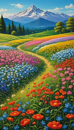 flower field,field of flowers,flowers field,blooming field,blanket of flowers,flower meadow,tulip field,tulips field,sea of flowers,poppy fields,flower painting,salt meadow landscape,the valley of flowers,tulip festival,field of poppies,meadow landscape,tulip fields,flower garden,splendor of flowers,flowering meadow,Photography,General,Realistic