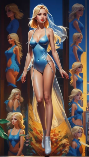 marylyn monroe - female,the blonde in the river,fantasy woman,mamie van doren,fantasia,elsa,aphrodite,blonde woman,dodge la femme,venus,cinderella,aquarius,3d fantasy,the sea maid,fantasy girl,blue enchantress,fantasy art,goddess of justice,virgo,cd cover,Photography,General,Commercial