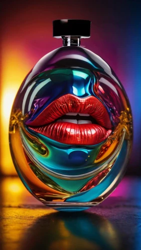 perfume bottle,fragrance teapot,perfume bottles,parfum,perfumes,glass painting,decanter,colorful glass,poison bottle,olfaction,bottle fiery,bottle surface,glass ornament,glass vase,glass jar,message in a bottle,fragrance,glass container,creating perfume,lips