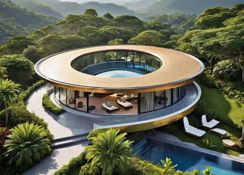 futuristic architecture,luxury property,infinity swimming pool,floating island,chinese architecture,dunes house,asian architecture,modern architecture,pool house,tropical house,modern house,luxury home,holiday villa,roof landscape,feng shui golf course,luxury real estate,beautiful home,cubic house,cube house,eco hotel,Photography,General,Realistic