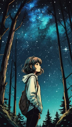 starry sky,stargazing,falling stars,the stars,the night sky,star sky,falling star,night stars,tobacco the last starry sky,fireflies,night sky,nightsky,stars,starry night,starlight,constellations,starry,shooting stars,hanging stars,milky way,Illustration,Realistic Fantasy,Realistic Fantasy 23