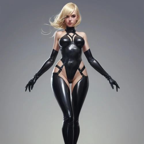 catwoman,latex clothing,black cat,rubber doll,latex,black widow,humanoid,3d figure,latex gloves,bodysuit,panther,sci fiction illustration,space-suit,pvc,actionfigure,action figure,widow spider,fantasy woman,figure of justice,halloween black cat,Conceptual Art,Fantasy,Fantasy 01