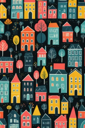 houses clipart,seamless pattern,seamless pattern repeat,colorful city,row houses,background pattern,airbnb logo,houses,retro pattern,vintage wallpaper,homes,airbnb icon,digital background,neighborhood,vector pattern,row of houses,french digital background,suburbs,blocks of houses,serial houses,Illustration,Vector,Vector 08