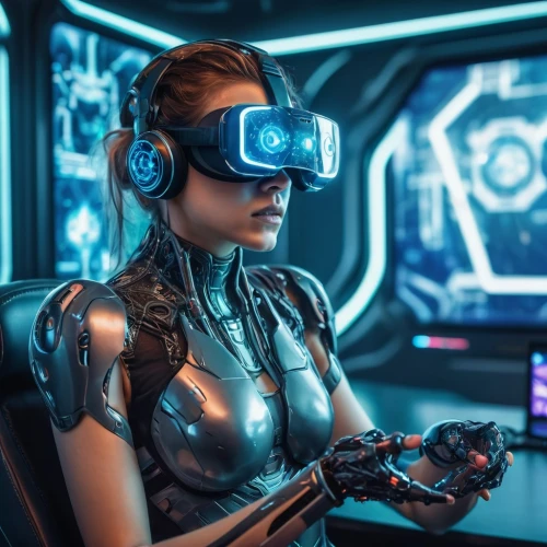 vr headset,virtual reality headset,vr,virtual reality,cyber glasses,cyberpunk,futuristic,virtual world,women in technology,oculus,cybernetics,technology of the future,sci fi surgery room,scifi,cyborg,sci-fi,sci - fi,virtual,wearables,tech trends,Conceptual Art,Sci-Fi,Sci-Fi 03