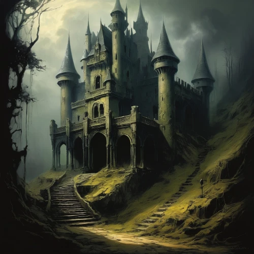 haunted castle,ghost castle,castle of the corvin,witch's house,haunted cathedral,the haunted house,witch house,fairy tale castle,haunted house,gothic architecture,fairytale castle,gold castle,gothic style,castle,knight's castle,hogwarts,bethlen castle,castel,gothic,ruined castle,Illustration,Realistic Fantasy,Realistic Fantasy 16