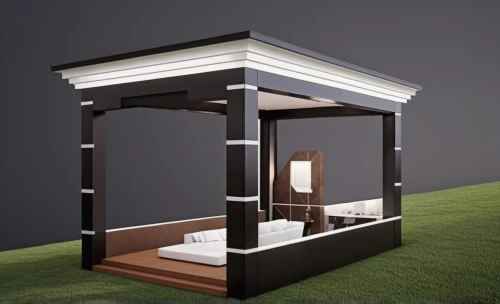 canopy bed,pop up gazebo,gazebo,dog house frame,room divider,folding roof,3d rendering,inverted cottage,shower bar,pergola,model house,bunk bed,miniature house,wood doghouse,luxury bathroom,awnings,wooden mockup,cabana,doll house,3d model,Photography,General,Realistic