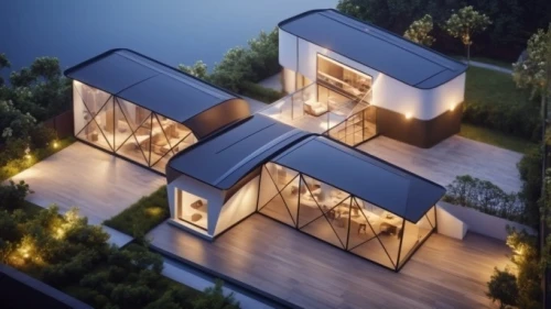 cube stilt houses,cubic house,cube house,frame house,3d rendering,inverted cottage,sky apartment,smart home,modern architecture,folding roof,timber house,japanese architecture,house shape,isometric,modern house,smart house,eco-construction,architect plan,danish house,wooden house